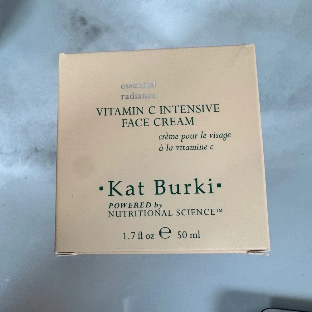 Kat Burki Vitamin C‎ Intensive Face Cream Essential Radiance 1.7 oz 50 ml New